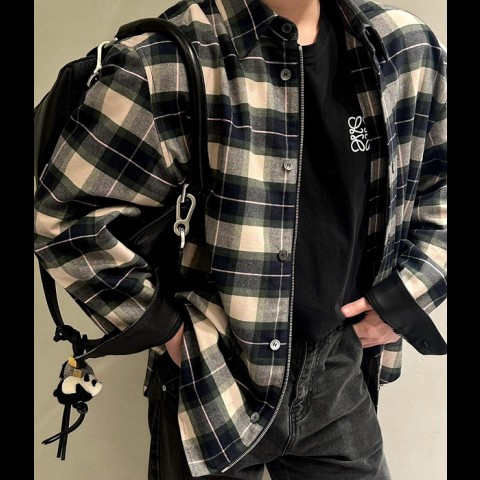 loew* 25ss 체크셔츠