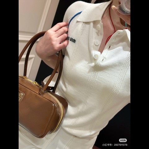 miu mi* 니트 카라 반팔