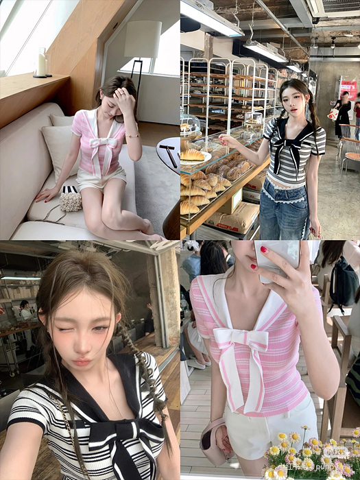 miu mi* 니트 반팔