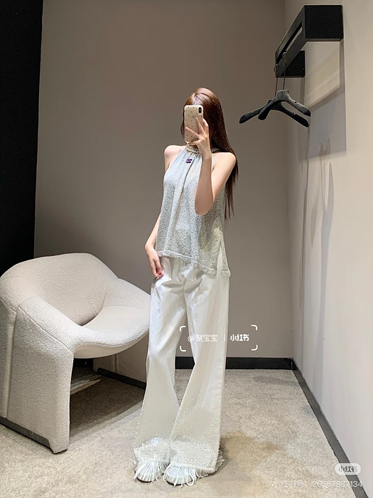 25c cc 와이드 테슬 팬츠