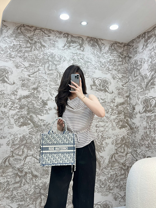 북토트백 스몰 샴브레이 [정품급]
