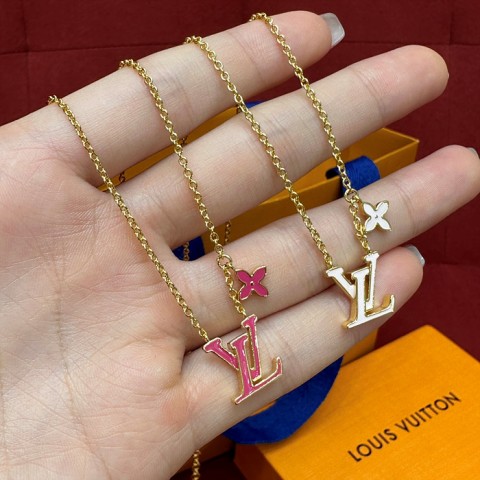 lv 아이코닉 에나멜 목걸이