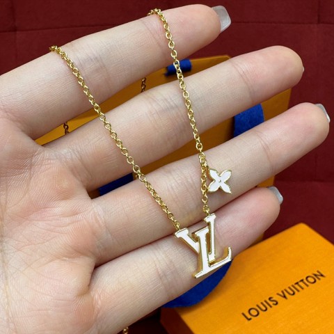 lv 아이코닉 에나멜 목걸이