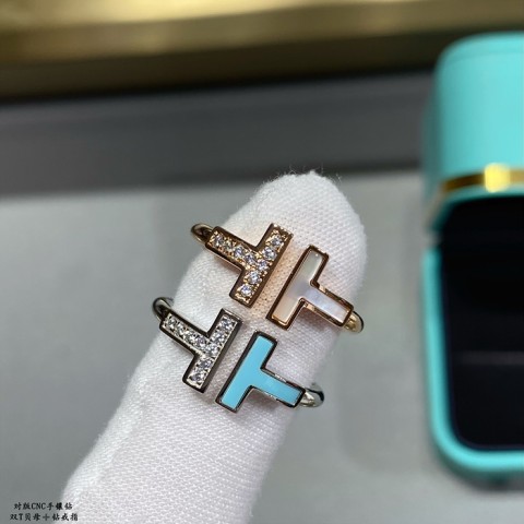 tiffany & C* T 스퀘어 링