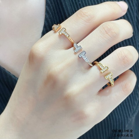 tiffany & C* T 스퀘어 링