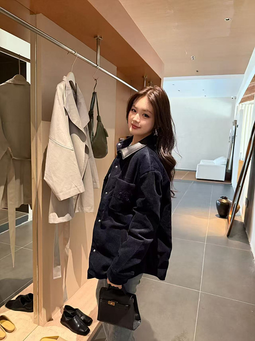 miu mi* 램스킨 코듀로이 재킷