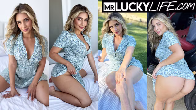 Sex and picnic in heaven with busty blondie True Kat