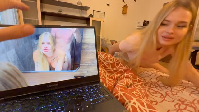 Step Sister Caught Her Brother Watching Porn